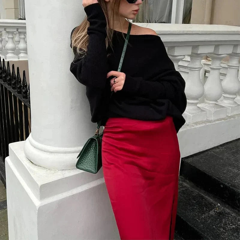 Adriana - Eleganter und gemütlicher Oversize-Pullover für Damen