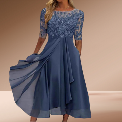 Anne - Elegantes und fließendes Abendkleid für Damen