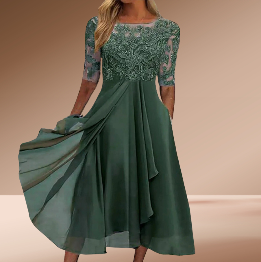 Anne - Elegantes und fließendes Abendkleid für Damen