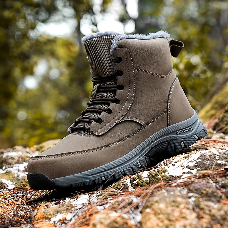 Moderne Outdoor Winterstiefel für Herren mit Schnürung | ideal für Outdoor Aktivitäten