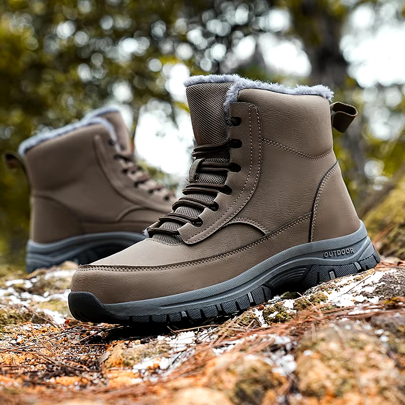 Moderne Outdoor Winterstiefel für Herren mit Schnürung | ideal für Outdoor Aktivitäten