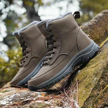 Moderne Outdoor Winterstiefel für Herren mit Schnürung | ideal für Outdoor Aktivitäten