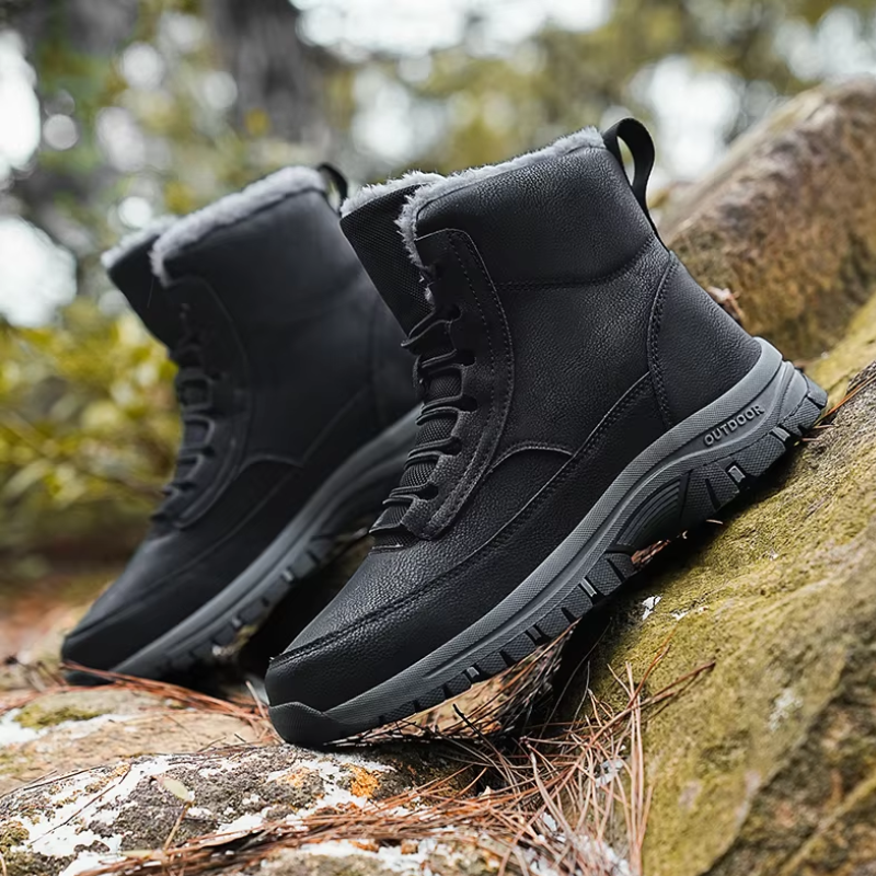 Moderne Outdoor Winterstiefel für Herren mit Schnürung | ideal für Outdoor Aktivitäten