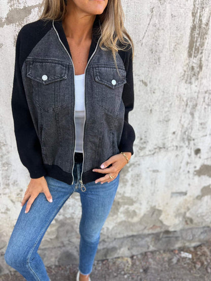 Amanda - Moderne Denim-Jacke für Damen – ein Must-Have für jede Garderobe