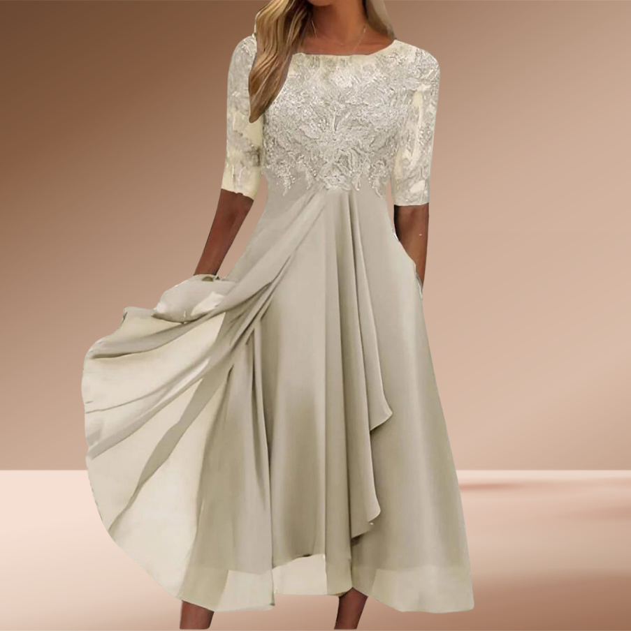 Anne - Elegantes und fließendes Abendkleid für Damen